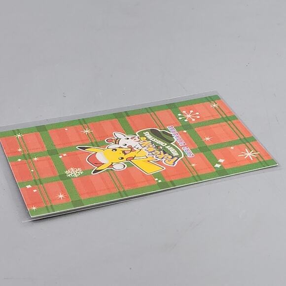 Poncho Pikachu Shiny Rayquaza Gold Holo Pokemon Database Merry Christmas - Picture 5 of 8